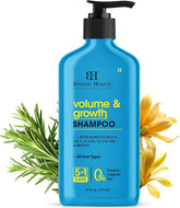 Botanic Hearth front bottle showing rosemary shampoo for volumizing benefits