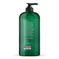 Botanic Hearth Peppermint Oil Shampoo pour shows rich lather for cleansing.