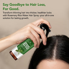 Botanic Hearth scalp detox mist application demonstrating quick relief for itchy flakes-prone scalps