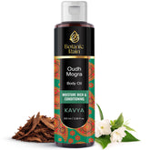 Botanic Rain Ayurveda Body Oil bottle showing organic nourishment for dry skin