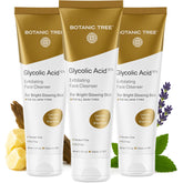 Botanic Tree Glycolic Acid Face Wash pack of 3 cleanses makeup and oil
