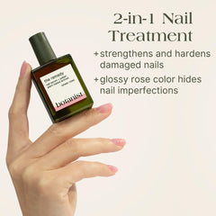 Botanist Nails The Remedy cap closeup highlights vegan formula for damaged nails