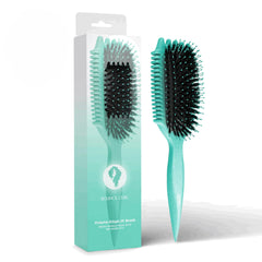 Bounce Curl Volume EdgeLift Brush teal angled shot shows fast drying and added volume