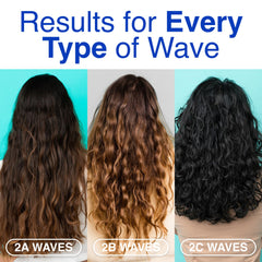 Bounce Style Wave Revival Shampoo defined waves after use in natural light