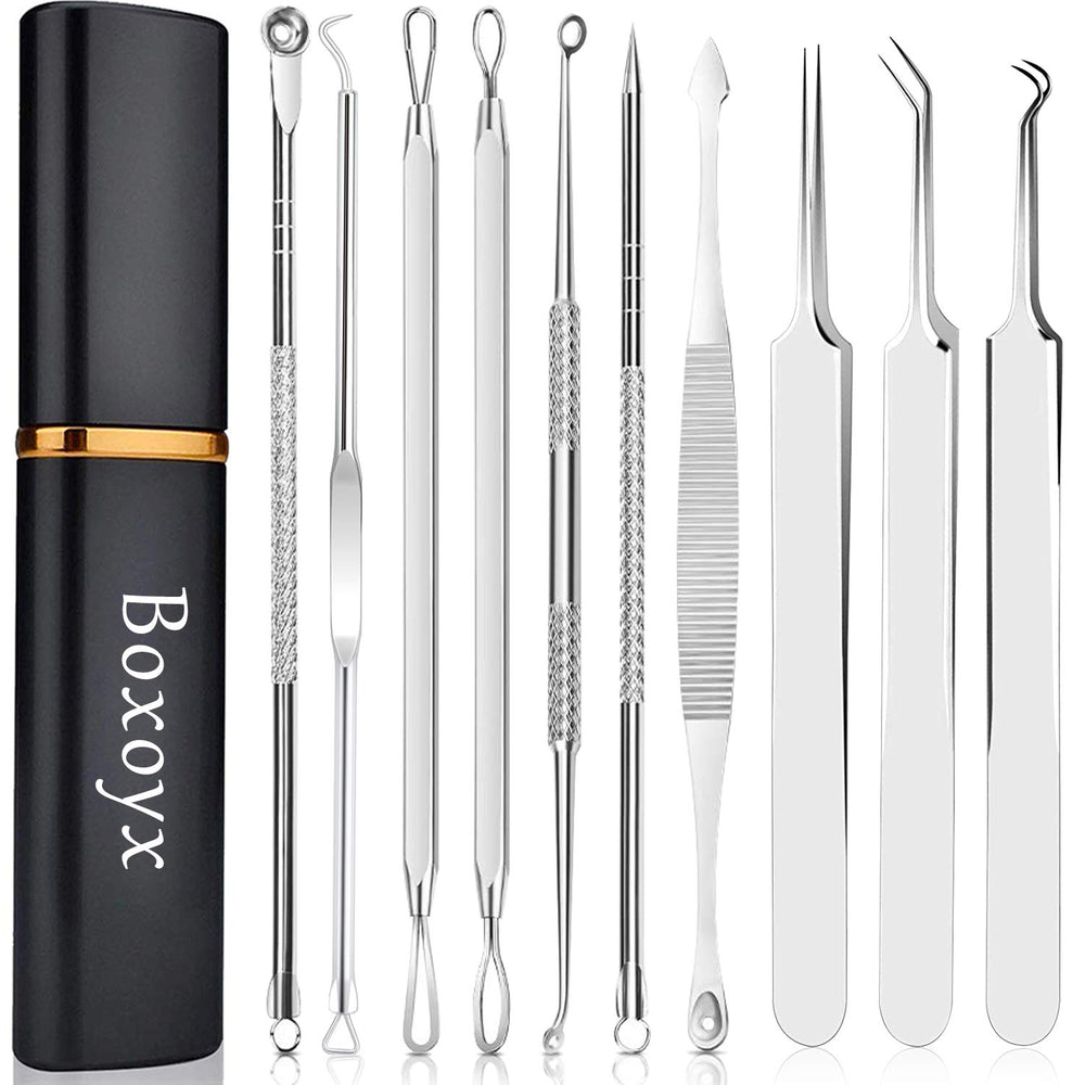 Boxoyx kit herramientas puntos negros: conjunto completo para extracción precisa.