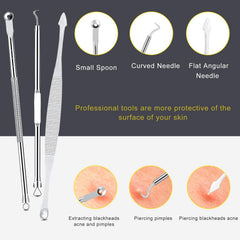 Boxoyx stainless steel tools in use on the nose for precise extraction
