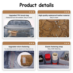 BOYATU large-capacity bag fits 230 ml bottles for easy packing.
