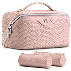 BOYATU travel makeup bag large capacity for organized cosmetics on the go.