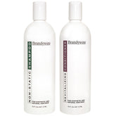 Brandywine Non Static Shampoo bottle pour for wigs providing residue-free cleansing.