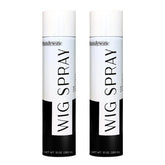 Brandywine wig spray aerosol bottle close-up showing quick-dry finish for wigs