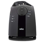 Braun replacement base compatible with Pulsonic and Select Series shavers for easy charging.