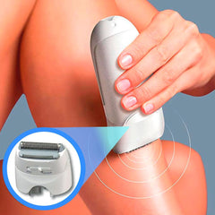 Braun replacement epilator head fitment view showing secure model compatibility.