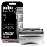 Braun Series 7 70S shaver head cassette close-up for precise, renewed shave