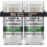 Bravo Sierra deodorant sandalwood-fig bottle provides all-day freshness.