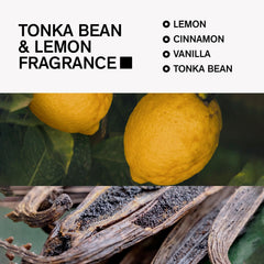 Bravo Sierra tonka-bean lemon scent for warm, subtle fragrance.