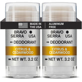 Bravo Sierra deodorant 2-pack front view offering long-lasting freshness.