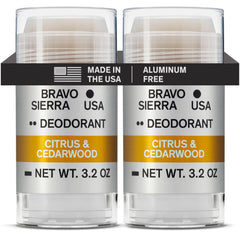 Bravo Sierra deodorant 2-pack front view offering long-lasting freshness.
