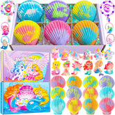 BreezeDream Shell Bath Bombs Mermaid Box offers imaginative bath time with themed toys.