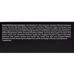Brickell Instant Relief packaging shot emphasizes natural, organic skincare for men.