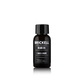Brickell Men’s Beard Oil bottle ready to condition beard and skin.