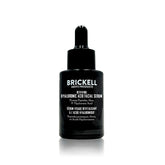 Brickell Men's anti-aging serum bottle—premium packaging for daily firming and hydration