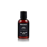 Brickell Men's Instant Relief Aftershave 2oz bottle shown, delivering calming hydration after shaving.