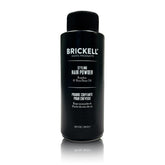 Brickell Men's Styling Hair Powder front packaging shows fragrance-free volume boost.