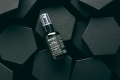 Brickell Men's Sea Salt Spray packaging highlights an alcohol-free formula.