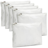 Bright Creations six-pack canvas makeup bags flatlay for DIY gift projects