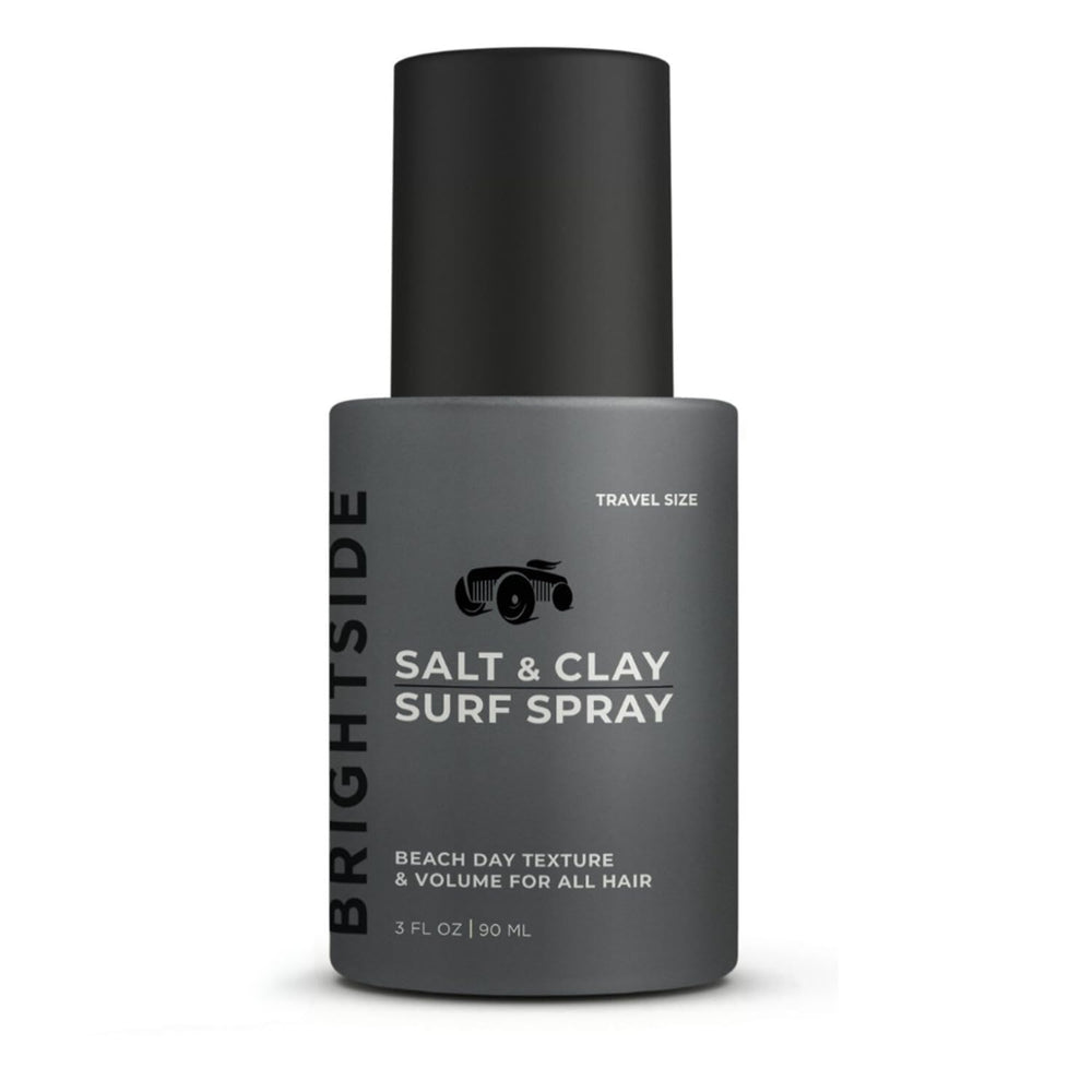BRIGHTSIDE Salt & Clay Surf Spray bottle provides lightweight texture and casual volume