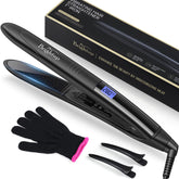 Brightup 2in1 plates closeup shows tourmaline ceramic for smooth styling.
