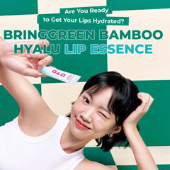 BRING GREEN applicator shot demonstrates precise, easy lip application.