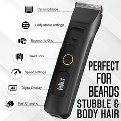 Brio Beardscape V2 offers 1-18 mm length settings for precise styling