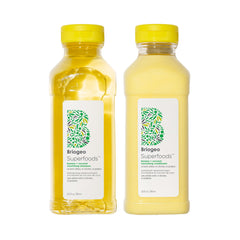 Briogeo Superfoods Banana Coconut Hair Pack shampoo bottle delivers deep hydration for dry hair