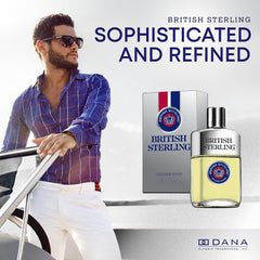 British Sterling Cologne Splash cap closeup—sleek presentation for a refined look.