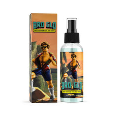 Bro Glo oil-free formula dries fast and reduces greasy residue for comfort.