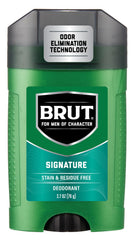 Brut Signature cap shown sealed to preserve product freshness