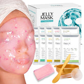 BRÜUN spa set packaging highlighting premium home-use jelly mask kit