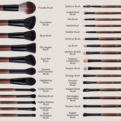 BS-MALL triangular foundation brush and sponge deliver precise, seamless base application.