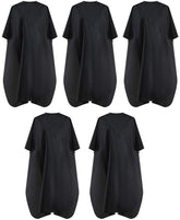 BSFHH Black Waterproof Cape front view showing full coverage during cuts