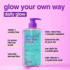 B.TAN hydrating gel with hyaluronic acid delivers deep moisture and a fresh, lasting glow.
