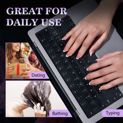 BTArtbox 15-sizes nail tabs ensure a snug fit across fingers