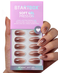 BTArtbox Almond Molten Chrome close-up for long-lasting, chic nail style.
