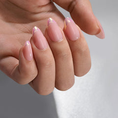 BTArtbox chrome-silver finish nails offer quick, dramatic style at home.