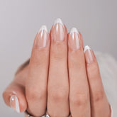 BTArtbox French Tip Nails White Almond Medium offer a salon-like home manicure with a crisp almond shape.