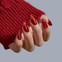 BTArtbox almond nails seamless cuticle line highlight natural look