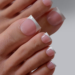 BTArtbox press-on toenails kit showing 30-piece set for at-home salon-quality results