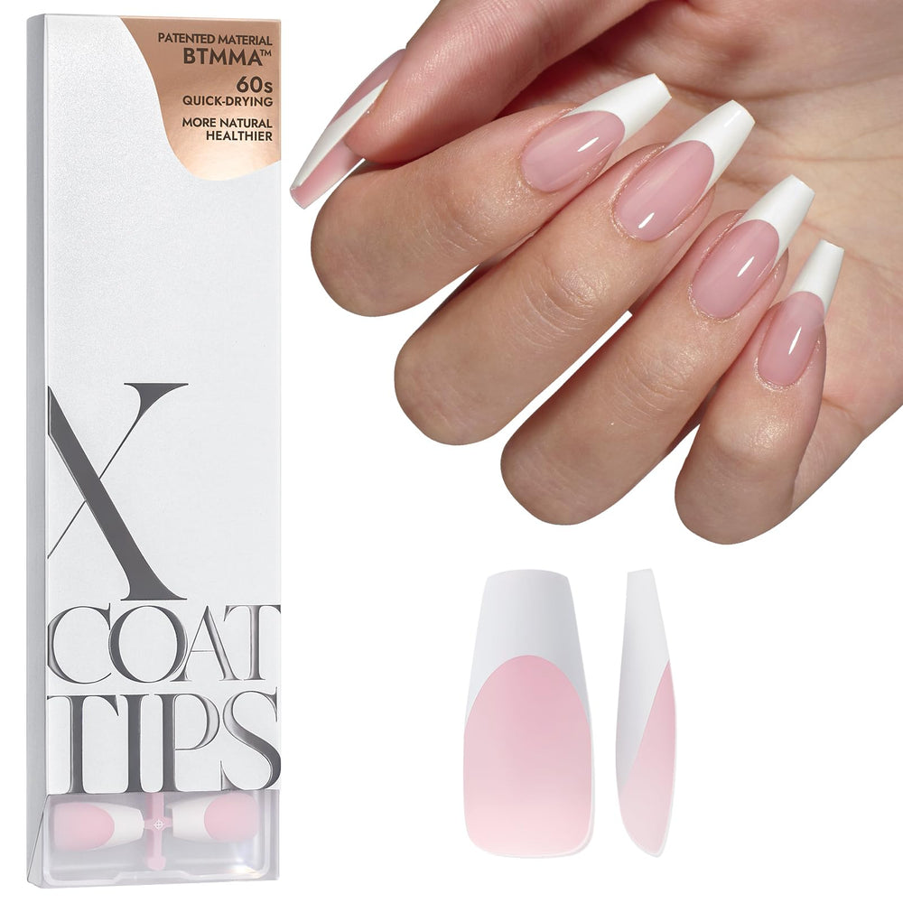 BTArtboxnails French tip nail tips pack for easy DIY French manicure