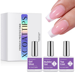 BTARTBOXNAILS nail tips builder gel set on the tip surface enables precise French tips and durable wear.