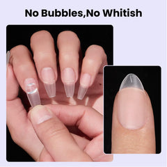 BTArtboxnails solid gel is air-bubble-free for smooth tips